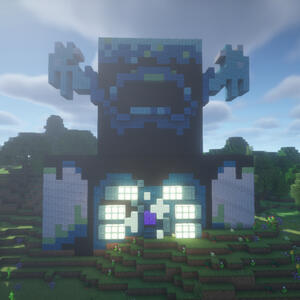 Al Portal del Nether se puede llegar usando una Waystone. En el Nether aparecerás en un edificio seguro con cofres y comida, además de un Waystone por si quieres explorar otros biomas que ofrece el inframundo.